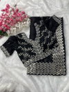 Jk Fashion Pure Zimmy Choo Satin Party Wear Saree Suppliers in India
